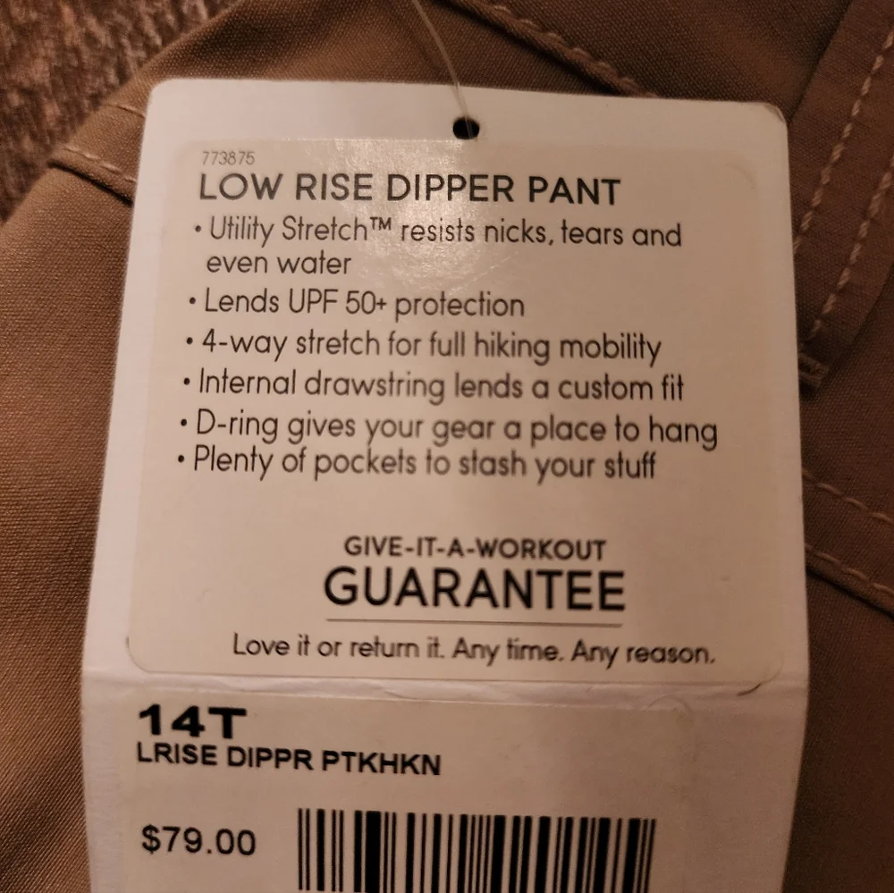 NWT- Athleta Low Rise Dipper Pants - Picture 13 of 14